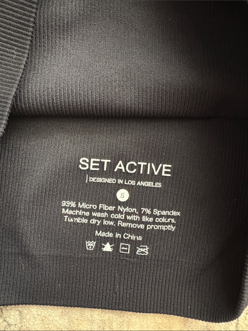 SET Active Ribbed Bras (2) - Picture 4 of 9
